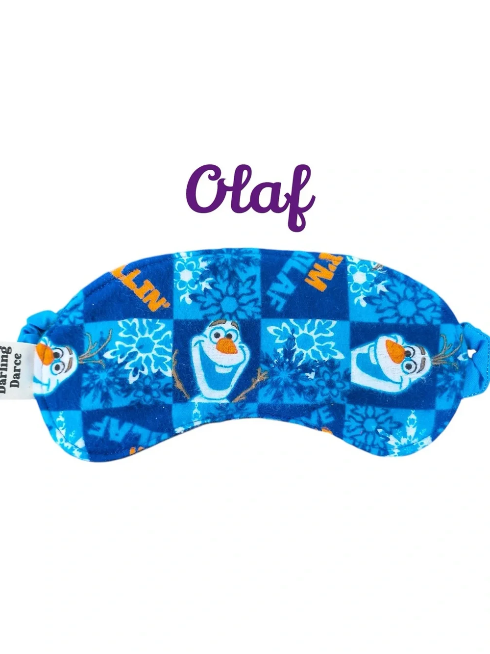 Frozen Olaf Print Kids Sleep Mask